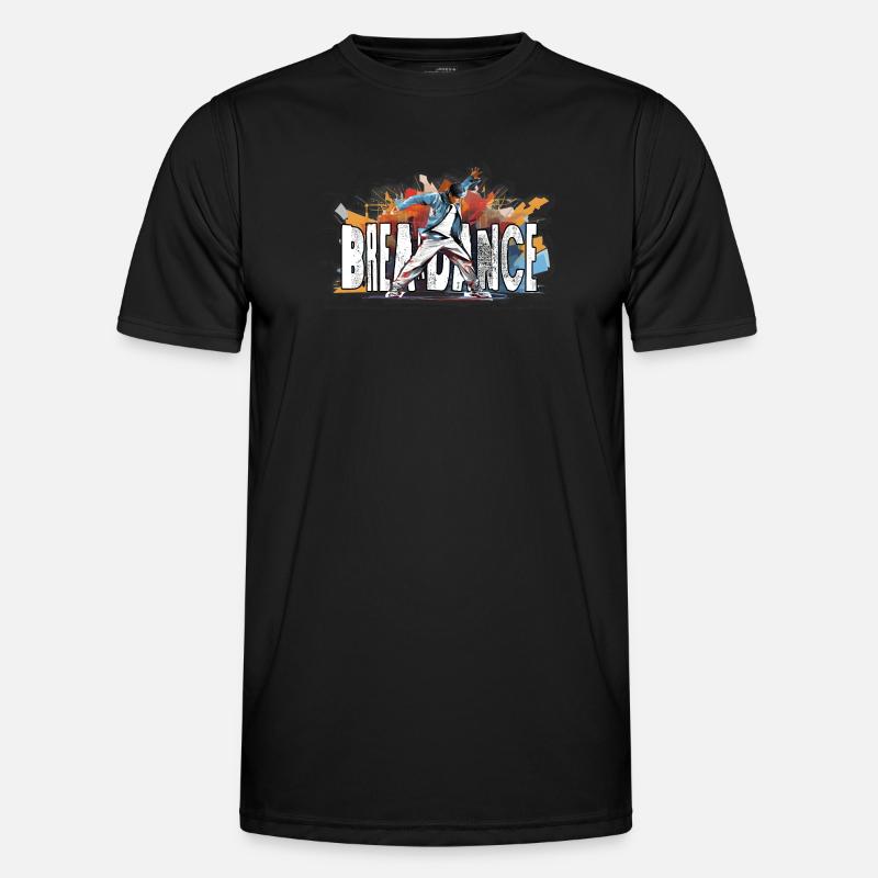 Breakdance Breakdancer Bboy - Men's Functional T-Shirt - black