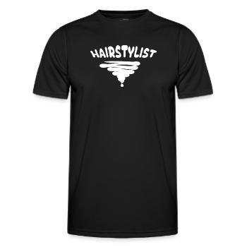 Style Hairstylist - Männer Funktions-T-Shirt - Schwarz - Vorne - AI Model Male 178 dark (178cm)