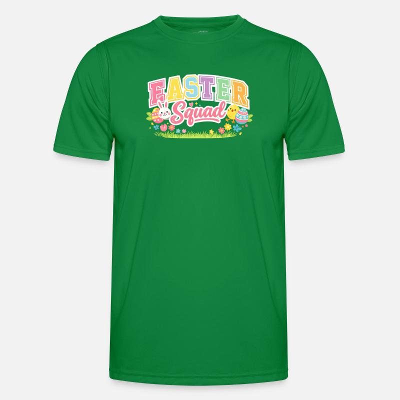Chasse aux œufs de l’escouade de Pâques T-shirt sport Homme