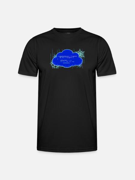 LetItSnow(); - Men's Functional T-Shirt - black