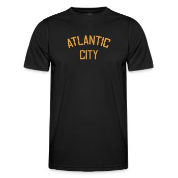 Atlantic City - Est. 1854 - New Jersey - USA - Männer Funktions-T-Shirt - Schwarz - Vorne - AI Model Male 178 dark (178cm)