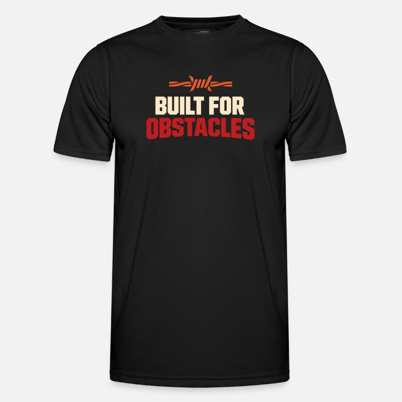 Obstacle Course Racer Obstacle Course Ocr - Men's Functional T-Shirt - black