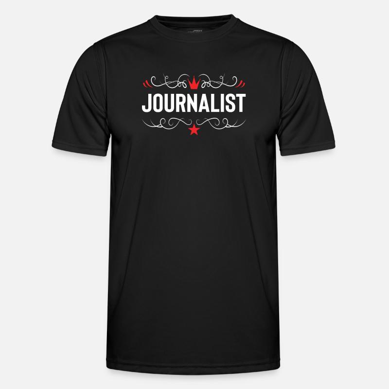 Journalist Profession - Men's Functional T-Shirt - black