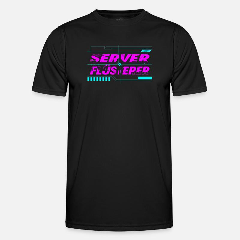 Server Flüsterer Männer Funktions-T-Shirt