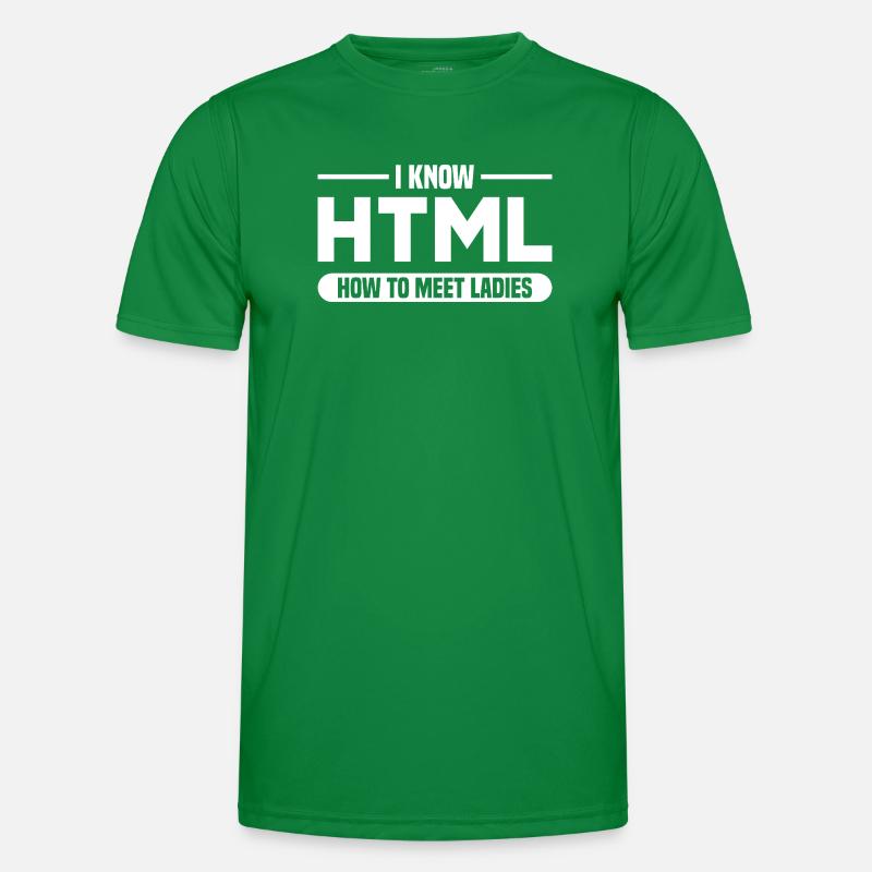 Programmation HTML d’humour disant T-shirt sport Homme