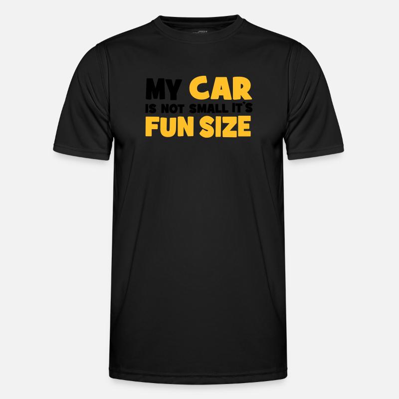 small car - Men's Functional T-Shirt - black