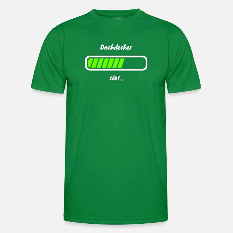 Dachdecker Ladebalken Dachdecker Azubi Männer Funktions-T-Shirt