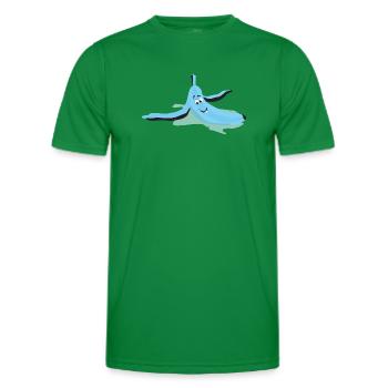 Oeil glissé banane - T-shirt sport Homme - vert - Devant - AI Model Male 178 dark (178cm)