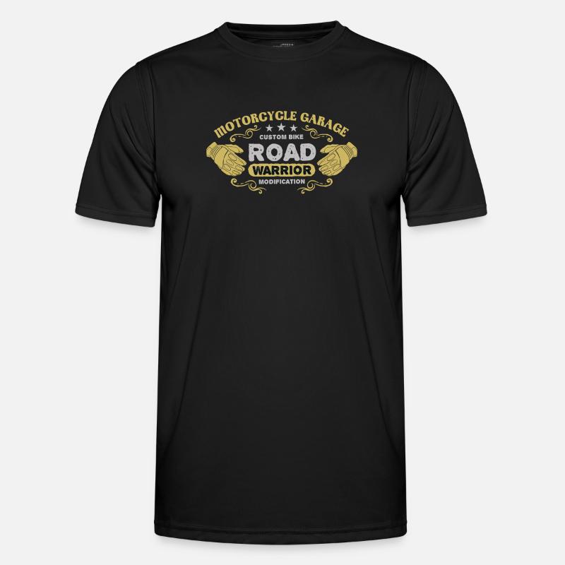 Motorradfahrer Männer Funktions-T-Shirt