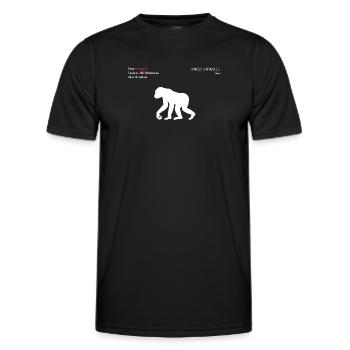 Chimpanzee - Men's Functional T-Shirt - black - Front - AI Model Male 178 dark (178cm)