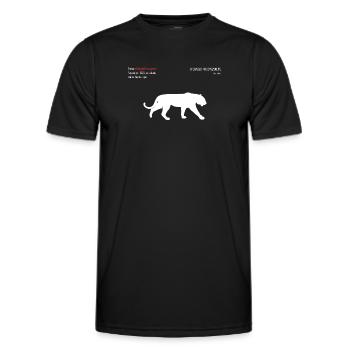 Tiger - Men's Functional T-Shirt - black - Front - AI Model Male 178 dark (178cm)