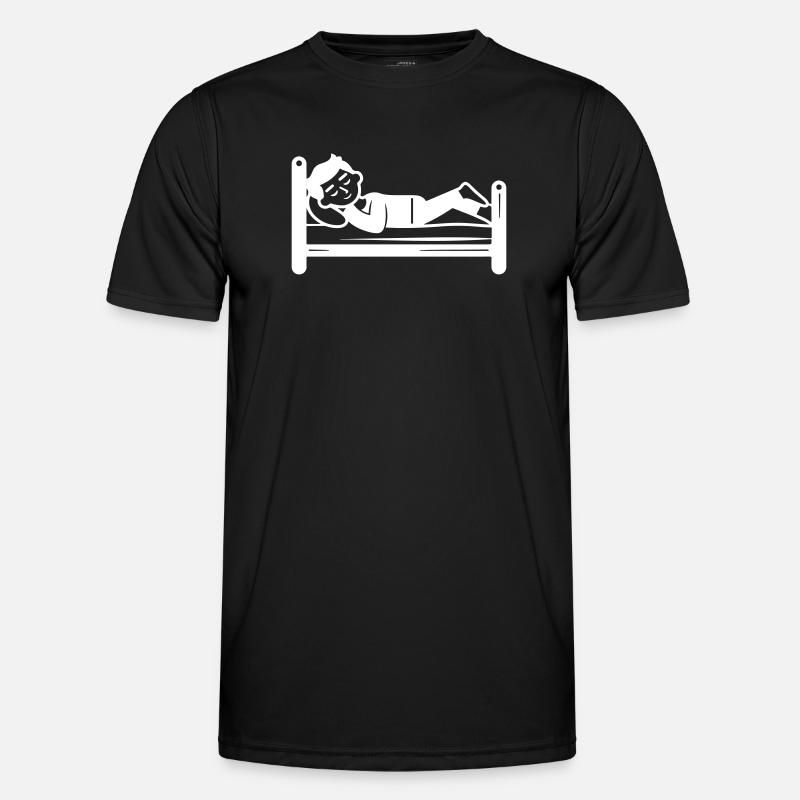Sleeping Bed - Men's Functional T-Shirt - black