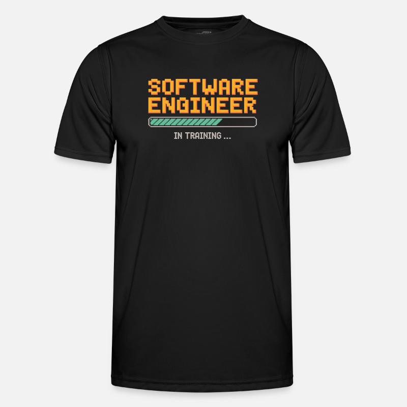 Softwareentwickler in Ausbildung Debugging Humor - Männer Funktions-T-Shirt - Schwarz