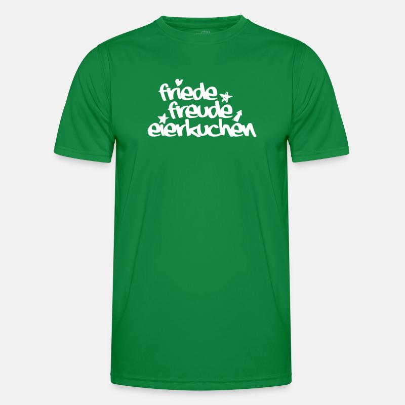 Friede, Freude, Eierkuchen Männer Funktions-T-Shirt