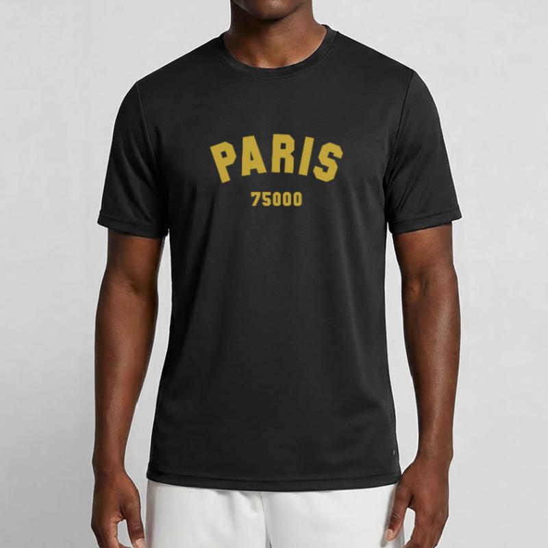 PARIS Postal code Männer Funktions-T-Shirt