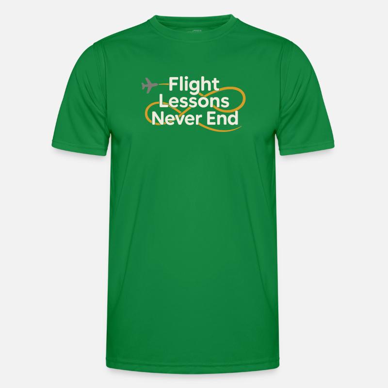 Flight Instructor Cfi Pilot Aviation Instructor Men's Functional T-Shirt