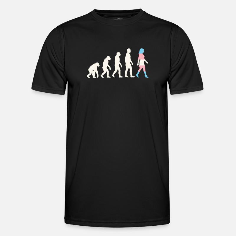 Pride Month LGBTQ – Evolution MTF transgender - Männer Funktions-T-Shirt - Schwarz