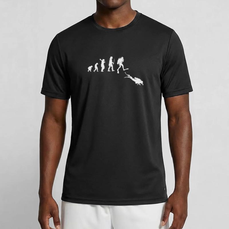 Illustration de l’évolution du progrès humain T-shirt sport Homme