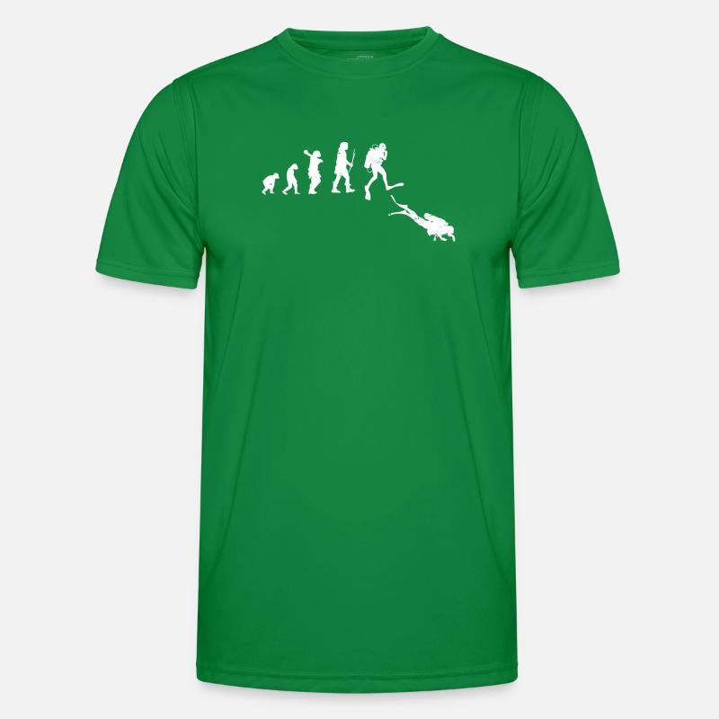 Illustration de l’évolution du progrès humain T-shirt sport Homme