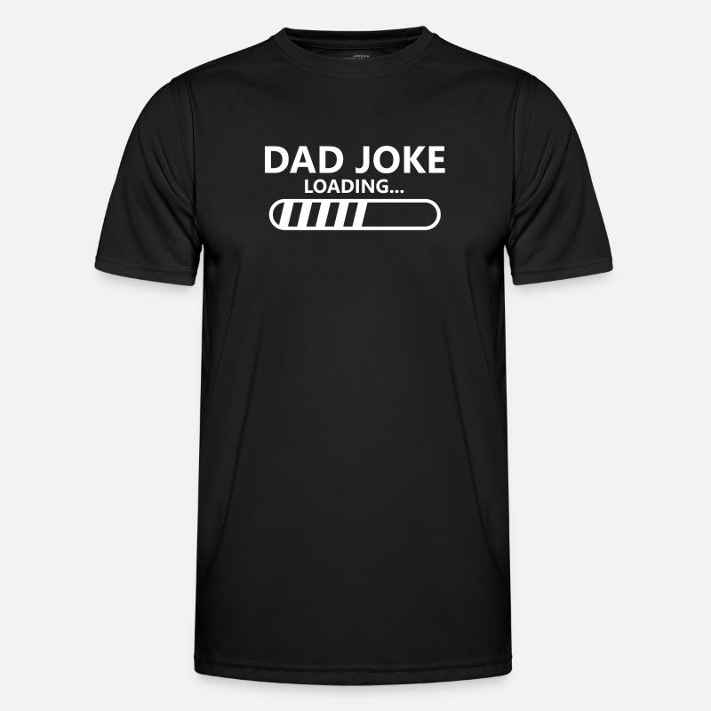 Dad Joke Loading Father's Day - Men's Functional T-Shirt - black
