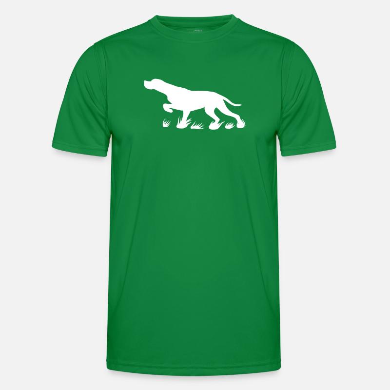 Pointer protruding (white) Men's Functional T-Shirt