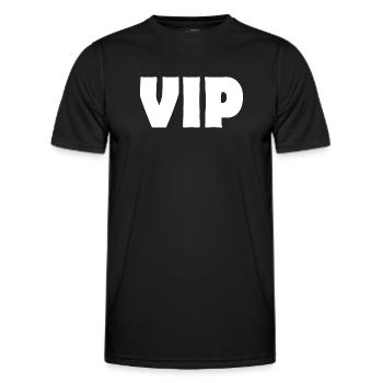 VIP - T-shirt sport Homme - noir - Devant - AI Model Male 178 dark (178cm)