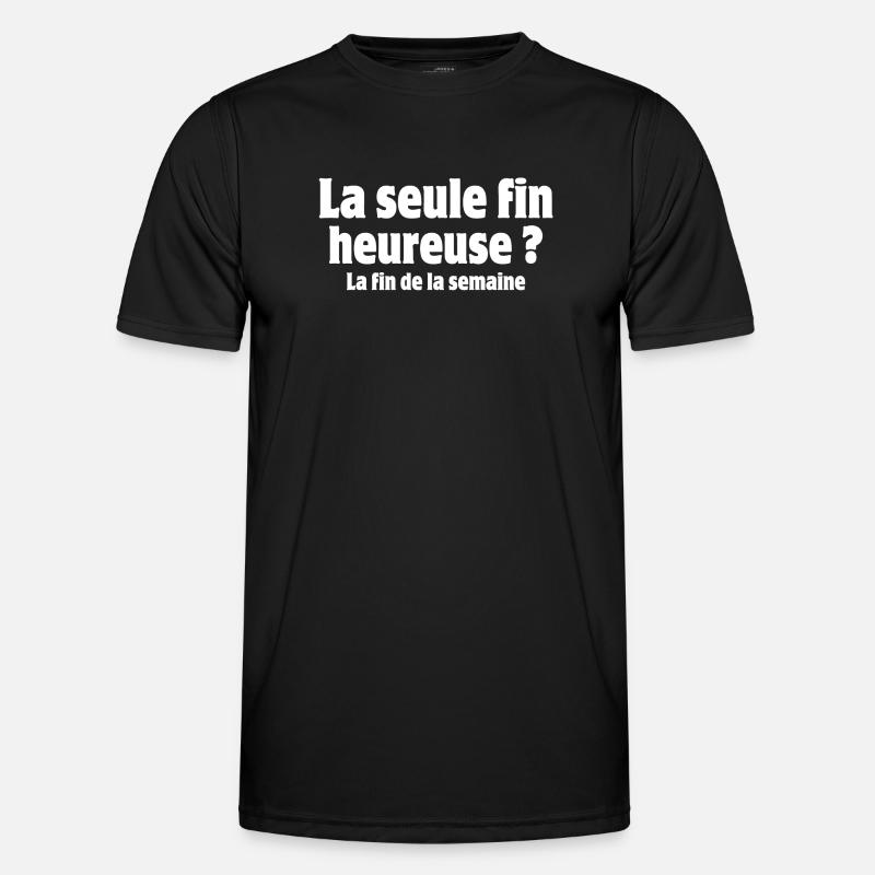 Work, Work, Weekend - Men's Functional T-Shirt - black