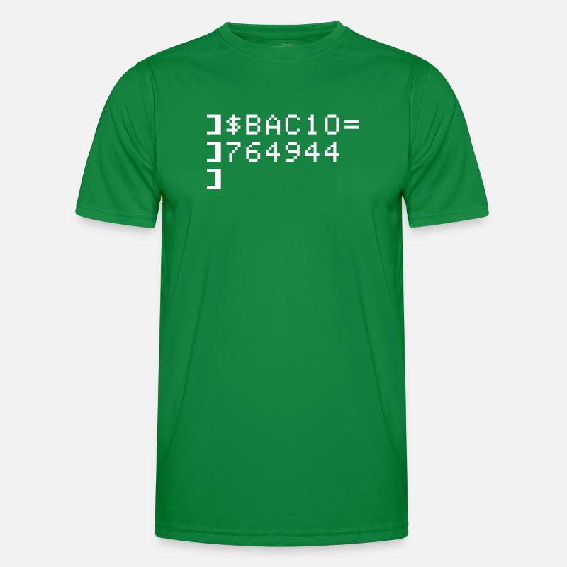 Bacio BAC10 8-bits Esadecimal Code Nerd Pixel Art T-shirt sport Homme