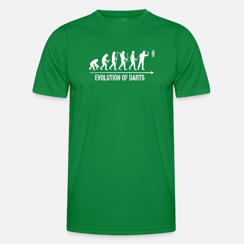 Sweat à capuche, t-shirt, sac et mug Darts Evolution Fun T-shirt sport Homme