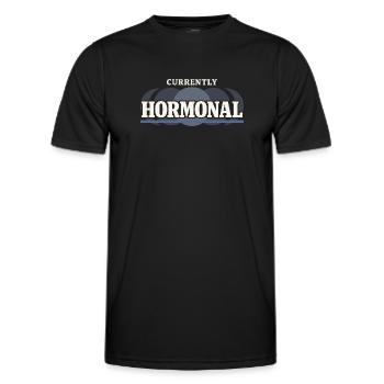 Perimenopause Humor Perimenopause - Männer Funktions-T-Shirt - Schwarz - Vorne - AI Model Male 178 dark (178cm)