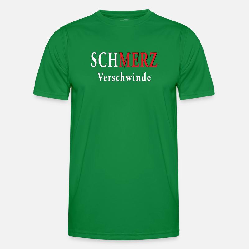 SCHMERZ VERSCHWINDE Männer Funktions-T-Shirt