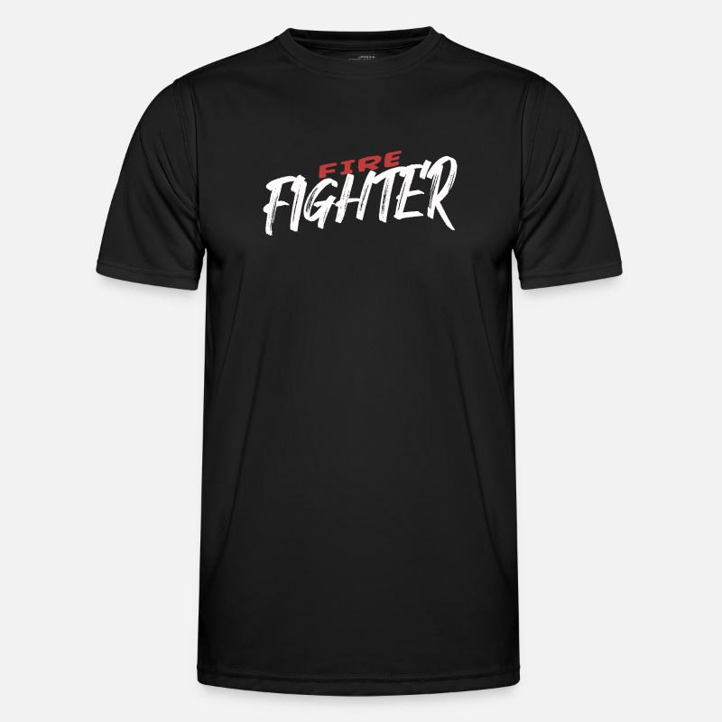 Fire Fighter Firefighter Firefighter - Men's Functional T-Shirt - black