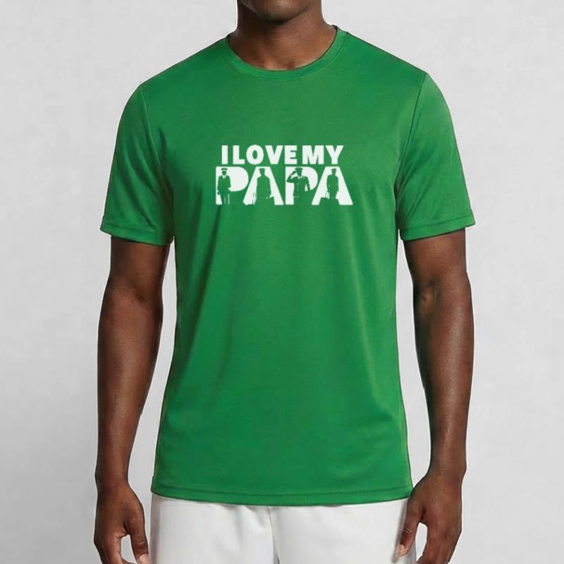 Pilot Airplane Evolution Flight Papa Pilot Dad Men's Functional T-Shirt