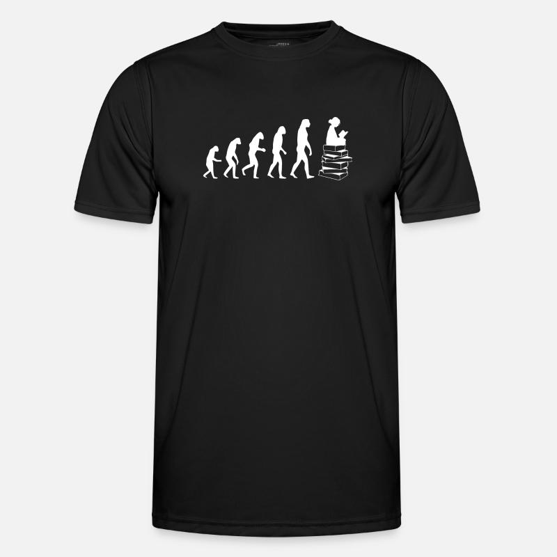 Read evolution white - Men's Functional T-Shirt - black