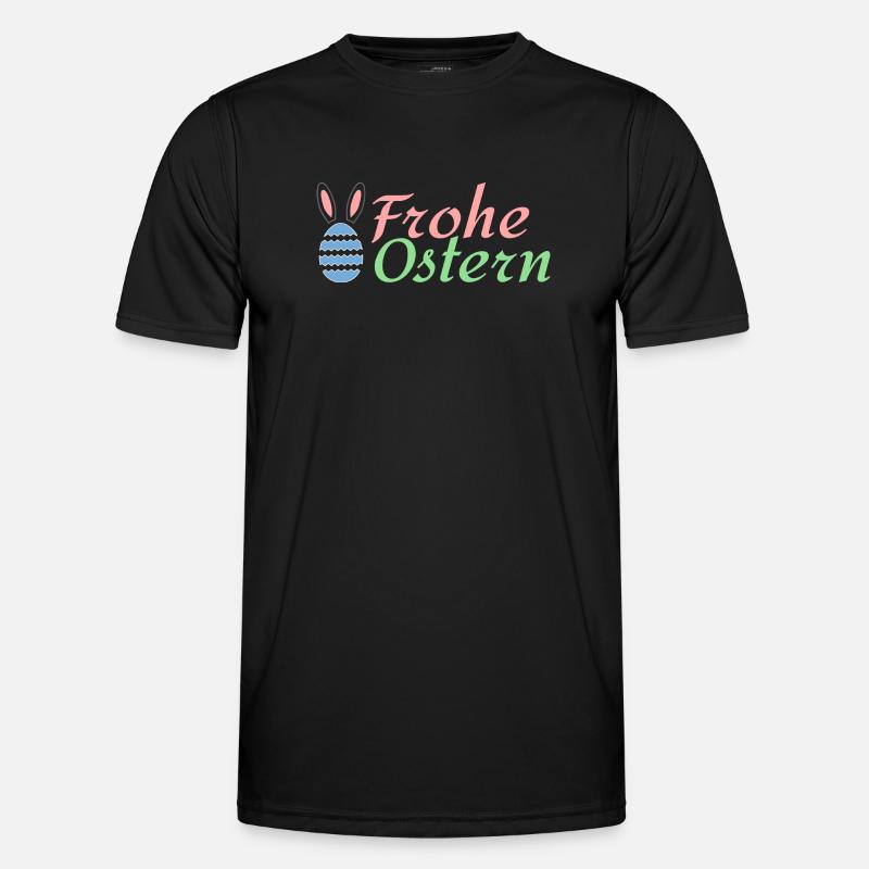 Frohe Ostern Männer Funktions-T-Shirt