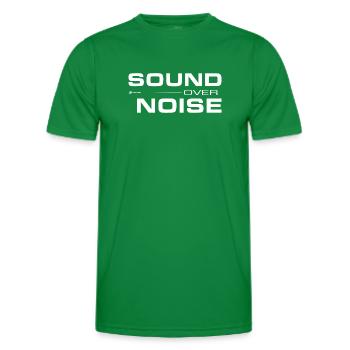 Son plutôt que bruit - T-shirt sport Homme - vert - Devant - AI Model Male 178 dark (178cm)