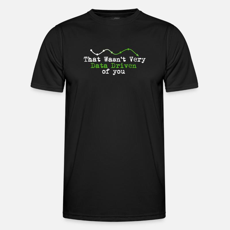 Data Driven You Tee - Men's Functional T-Shirt - black