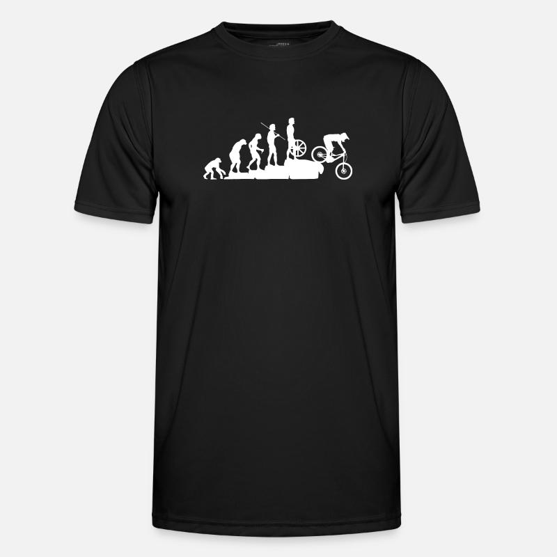 MTB Evolution Downhill edit - Men's Functional T-Shirt - black