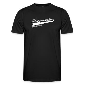 Mother-in-law 2026, best mother-in-law ever - Men's Functional T-Shirt - black - Front - AI Model Male 178 dark (178cm)