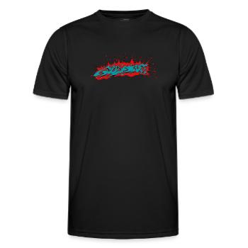 Gutes Zeug - Männer Funktions-T-Shirt - Schwarz - Vorne - AI Model Male 178 dark (178cm)