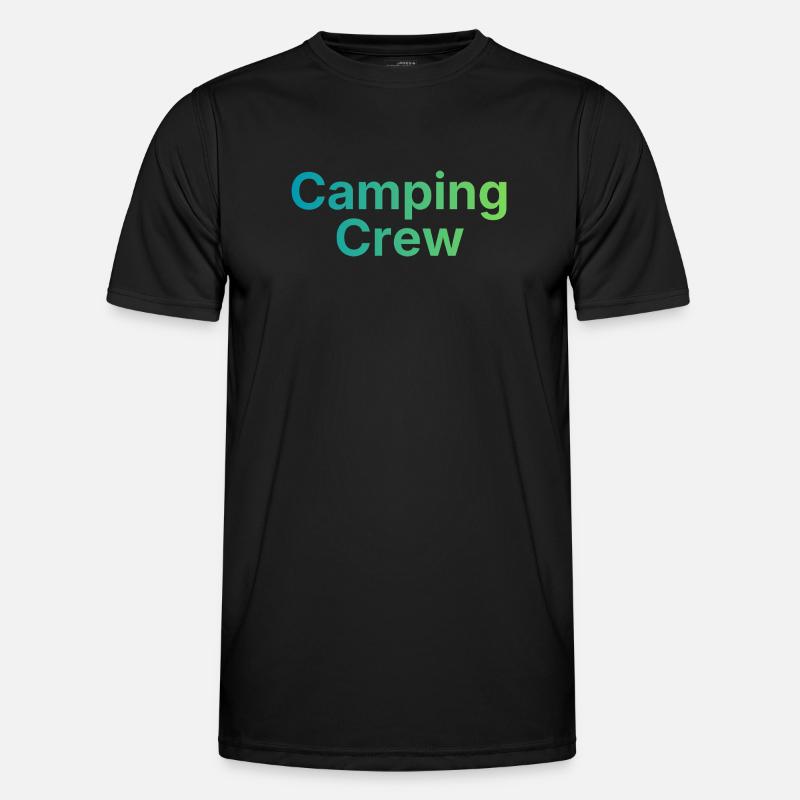 Camping Crew - Men's Functional T-Shirt - black