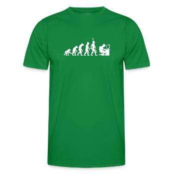 Informatique PC Evolution Programmeur Informatien - T-shirt sport Homme - vert - Devant - AI Model Male 178 dark (178cm)