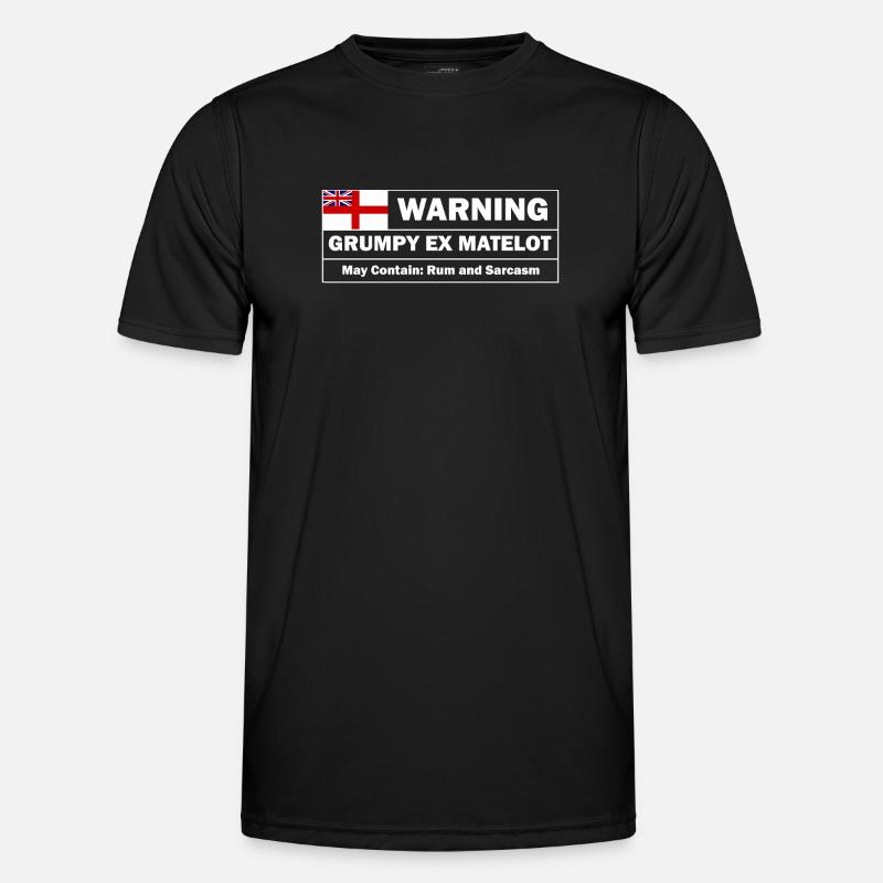 Grumpy Ex-matelot - Men's Functional T-Shirt - black