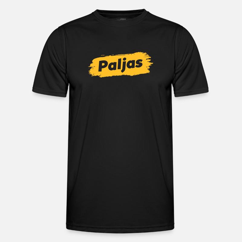 Paljas - Antwerp dialect - Men's Functional T-Shirt - black