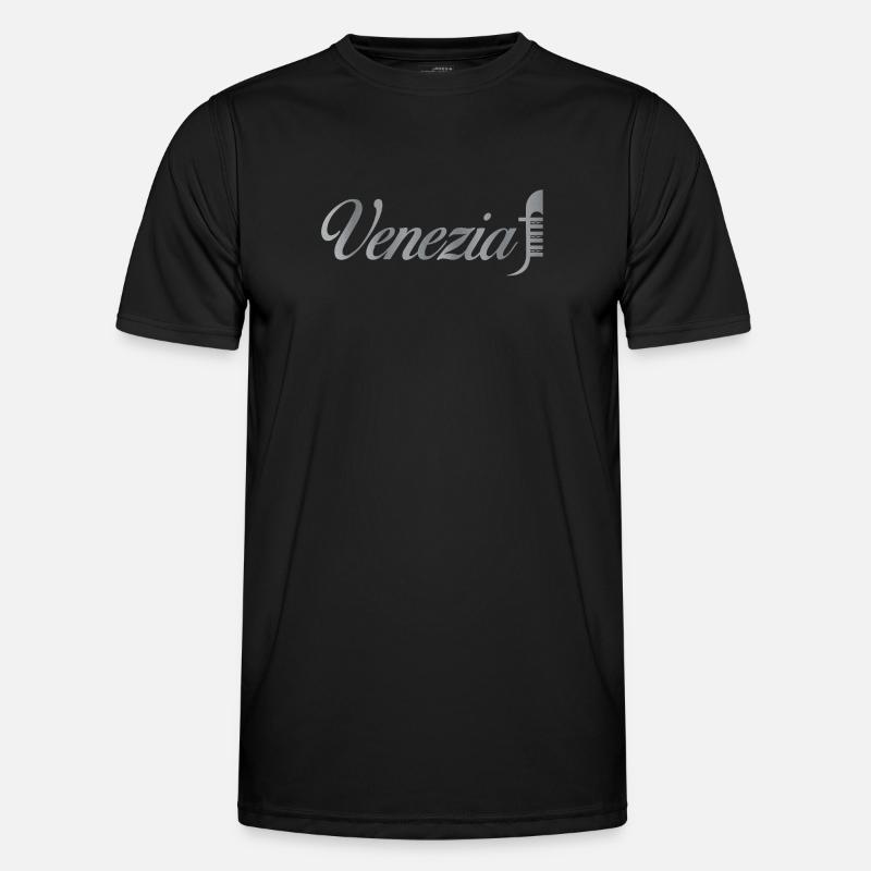 Venezia Script Métallique T-shirt sport Homme