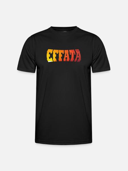 EFFATA - Men's Functional T-Shirt - black