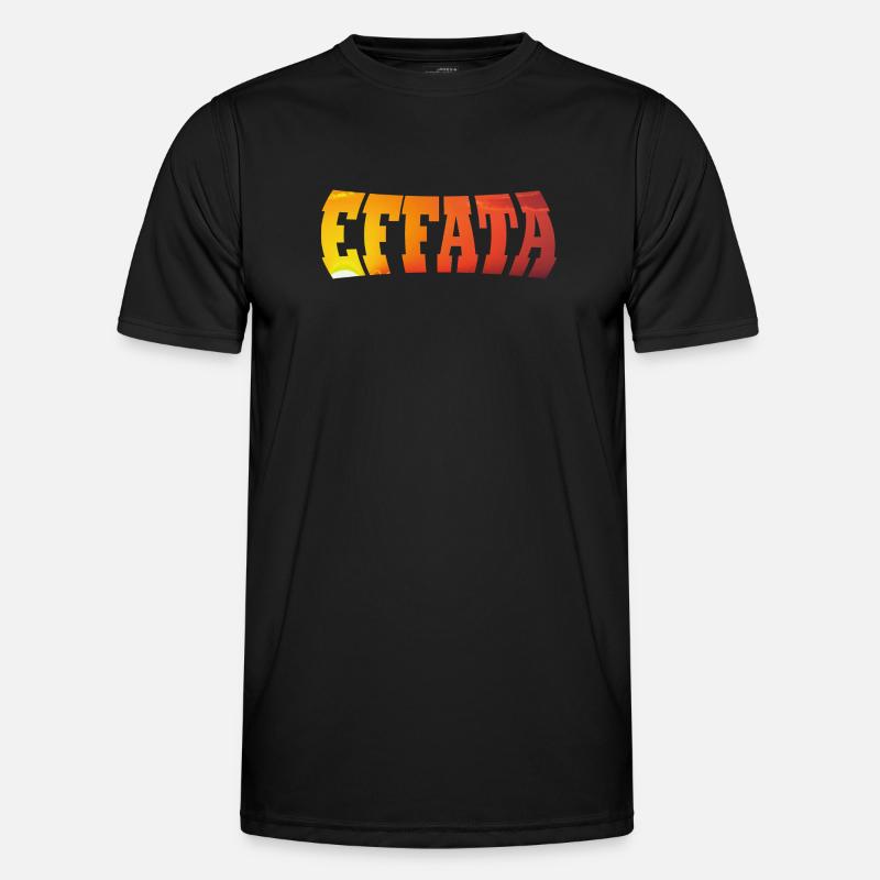 EFFATA - Men's Functional T-Shirt - black
