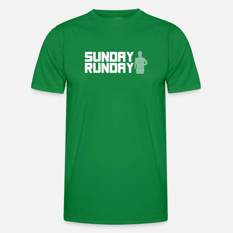 Course dominicale du marathon T-shirt sport Homme