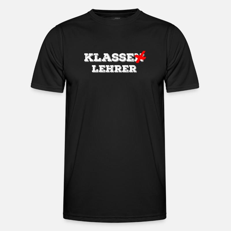 Class teacher - class teacher - funny school - Men's Functional T-Shirt - black