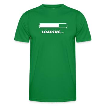 Loading - Men's Functional T-Shirt - kelly green - Front - AI Model Male 178 dark (178cm)